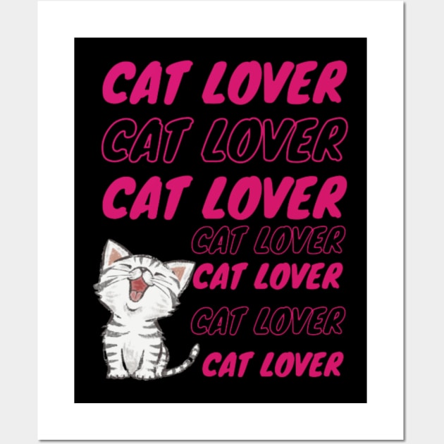 Cat Lover Wall Art by elmouden123